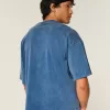 Tricou de fotbal cu grafică de varsitate, de greutate grea Tricou de fotbal cu grafică de varsitate, de greutate grea
