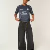 Tricou de fotbal cu grafic Ford Mustang boxy Tricou de fotbal cu grafic Ford Mustang boxy
