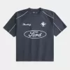 Tricou de fotbal cu grafic Ford Mustang boxy Tricou de fotbal cu grafic Ford Mustang boxy
