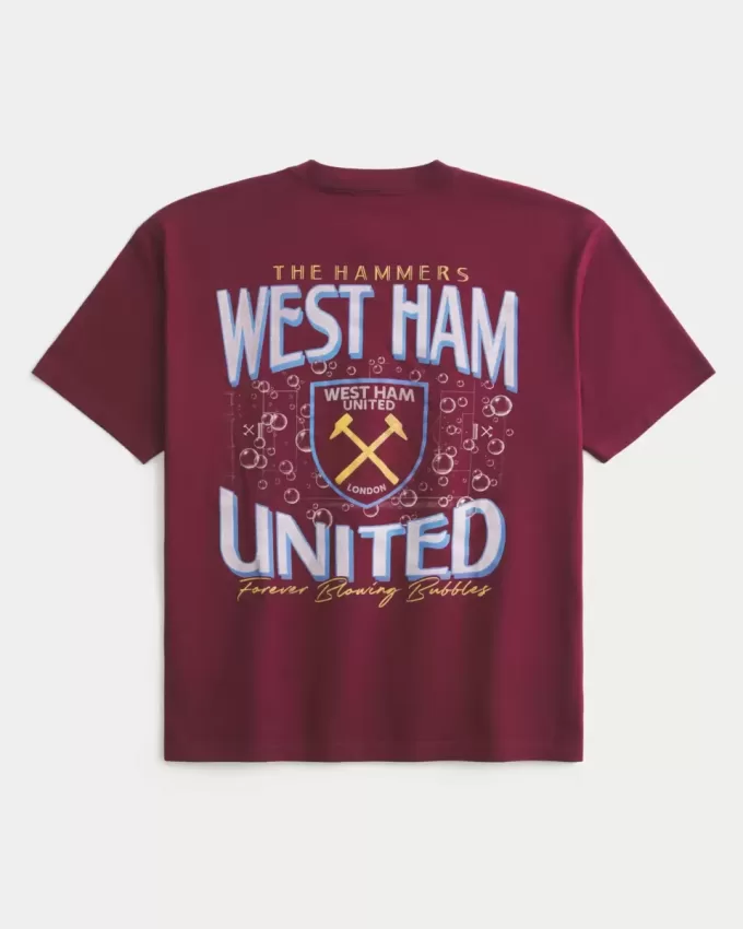 Tricou grafic al clubului de fotbal West Ham United Tricou grafic al clubului de fotbal West Ham United