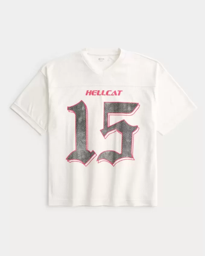 Tricou grafic baggy Dodge Hellcat Tricou grafic baggy Dodge Hellcat