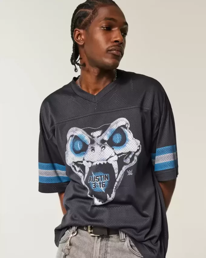Tricou grafic Baggy Stone Cold Steve Austin Tricou grafic Baggy Stone Cold Steve Austin