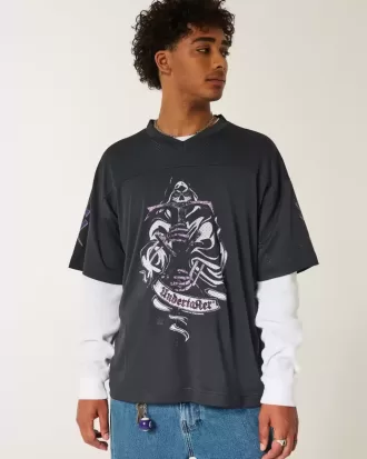 Tricou grafic Baggy Undertaker