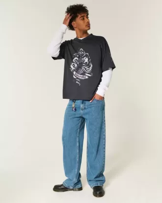 Tricou grafic Baggy Undertaker