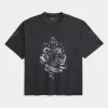 Tricou grafic Baggy Undertaker Tricou grafic Baggy Undertaker