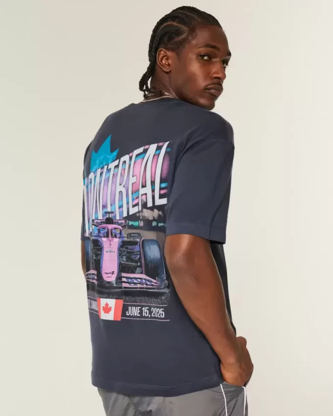 Tricou grafic boxy BWT Alpine Formula One Team Tricou grafic boxy BWT Alpine Formula One Team