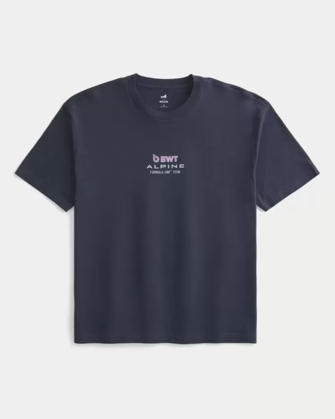 Tricou grafic boxy BWT Alpine Formula One Team Tricou grafic boxy BWT Alpine Formula One Team