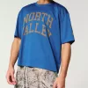 Tricou grafic Boxy Crop Mesh North Valley Tricou grafic Boxy Crop Mesh North Valley