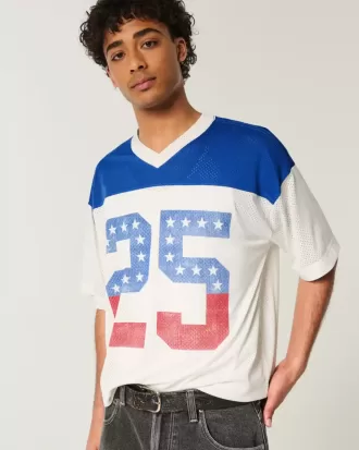 Tricou grafic Boxy Crop Number