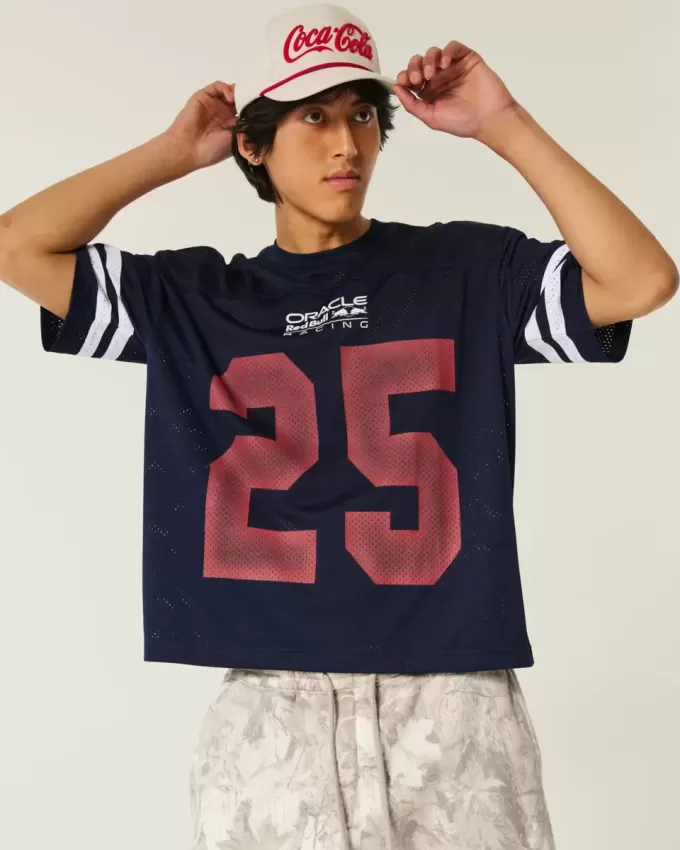 Tricou grafic Boxy Crop Oracle Red Bull Racing Tricou grafic Boxy Crop Oracle Red Bull Racing