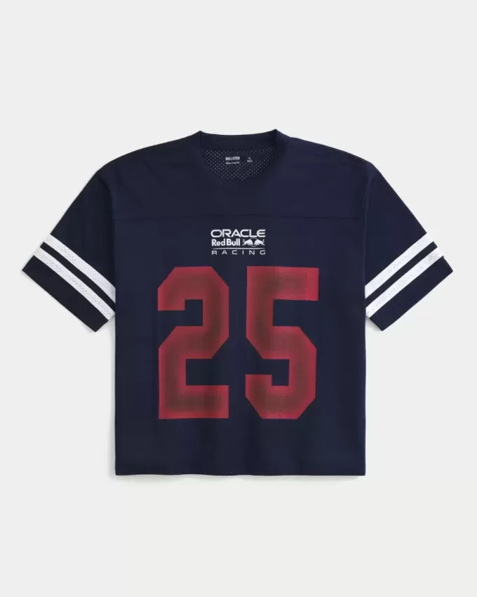 Tricou grafic Boxy Crop Oracle Red Bull Racing Tricou grafic Boxy Crop Oracle Red Bull Racing