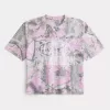 Tricou grafic Boxy Crop Posty Co Tricou grafic Boxy Crop Posty Co