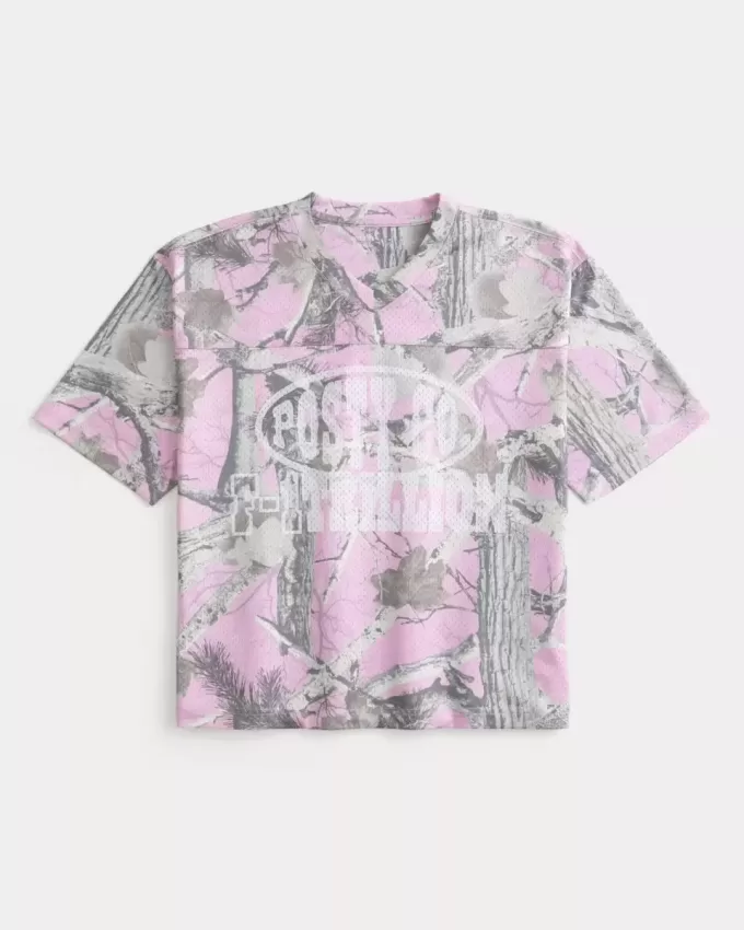 Tricou grafic Boxy Crop Posty Co Tricou grafic Boxy Crop Posty Co