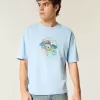 Tricou grafic Boxy Crop SpongeBob SquarePants Tricou grafic Boxy Crop SpongeBob SquarePants