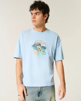 Tricou grafic Boxy Crop SpongeBob SquarePants