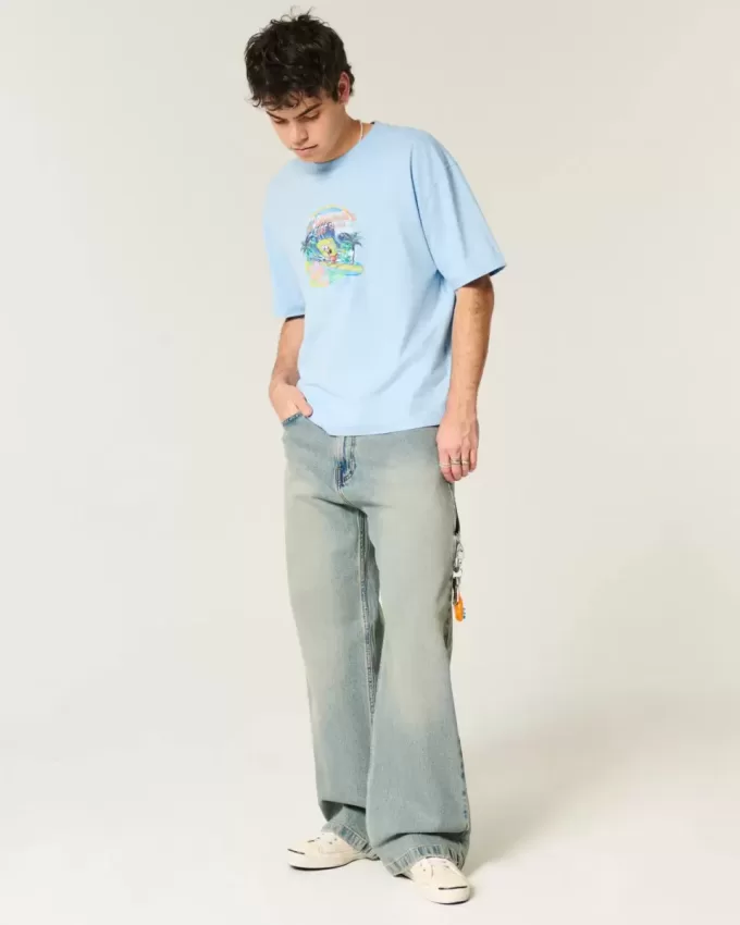 Tricou grafic Boxy Crop SpongeBob SquarePants Tricou grafic Boxy Crop SpongeBob SquarePants
