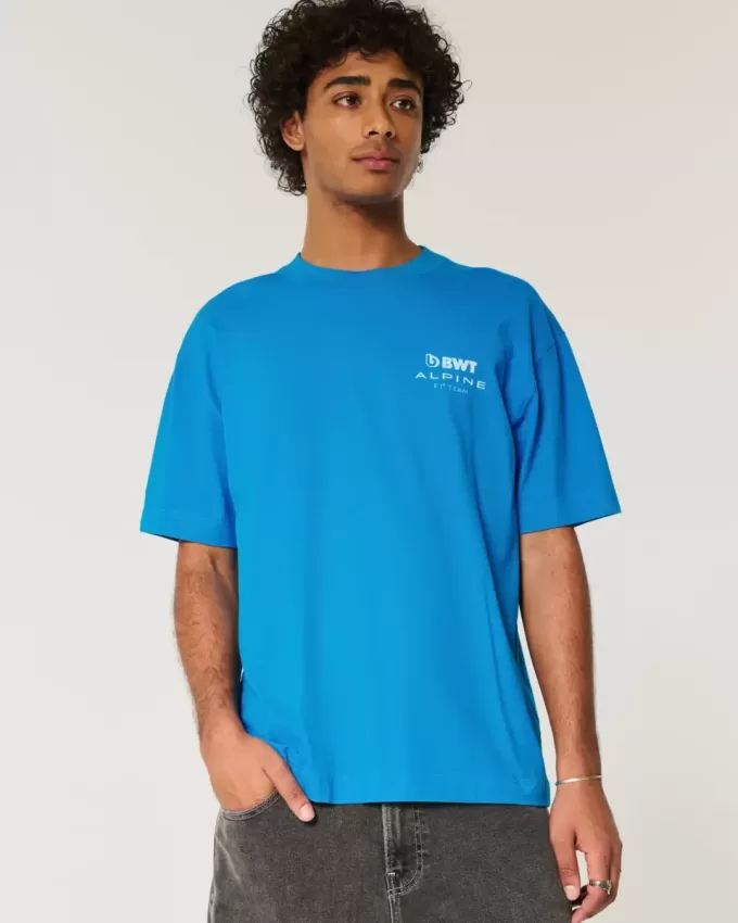 Tricou grafic Boxy Heavyweight BWT Alpine F1 Team