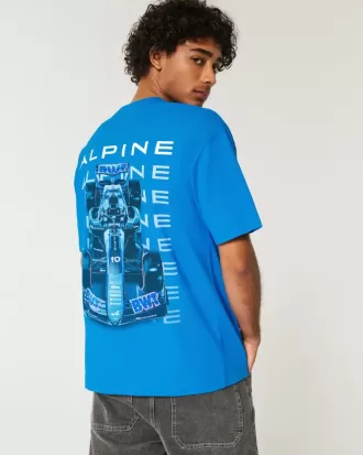 Tricou grafic Boxy Heavyweight BWT Alpine F1 Team