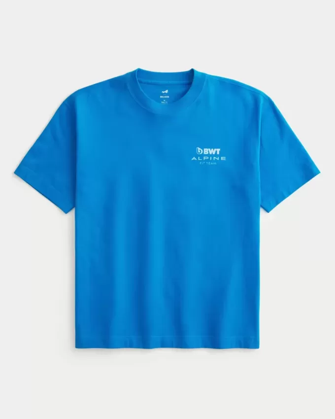Tricou grafic Boxy Heavyweight BWT Alpine F1 Team