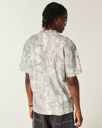Tricou grafic boxy Heavyweight Camo Dodge Challenger SRT