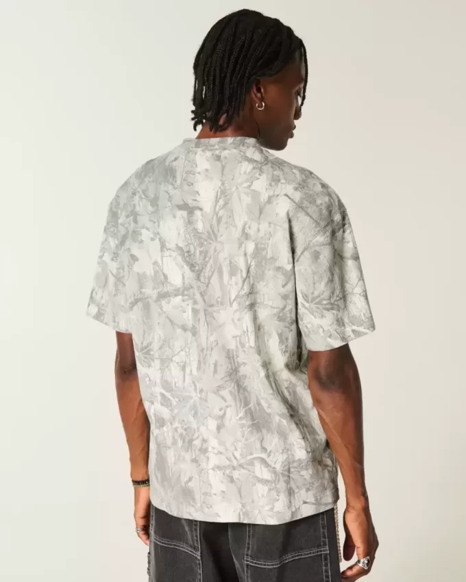 Tricou grafic boxy Heavyweight Camo Dodge Challenger SRT Tricou grafic boxy Heavyweight Camo Dodge Challenger SRT