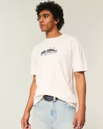 Tricou grafic Boxy Heavyweight Croația
