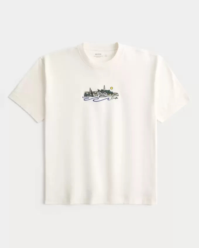 Tricou grafic Boxy Heavyweight Croația Tricou grafic Boxy Heavyweight Croația