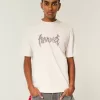 Tricou grafic Boxy Heavyweight Heavy Daze Tricou grafic Boxy Heavyweight Heavy Daze