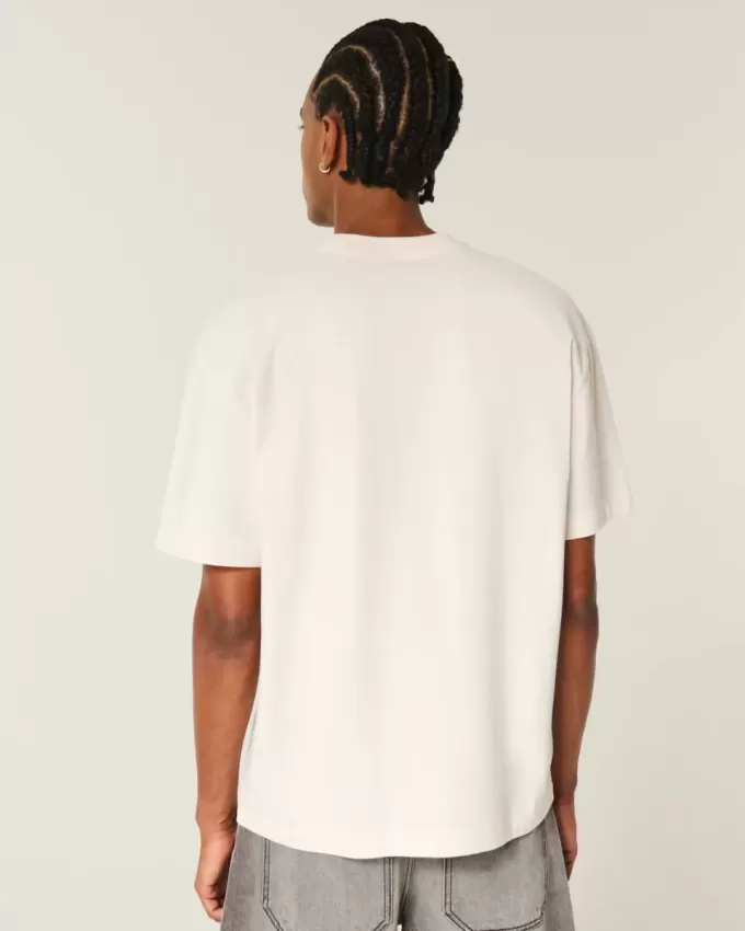 Tricou grafic Boxy Heavyweight Heavy Daze Tricou grafic Boxy Heavyweight Heavy Daze
