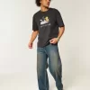 Tricou grafic boxy Heavyweight Looney Tunes Tricou grafic boxy Heavyweight Looney Tunes