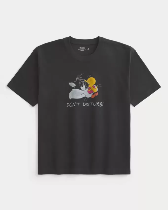 Tricou grafic boxy Heavyweight Looney Tunes Tricou grafic boxy Heavyweight Looney Tunes