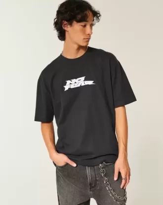 Tricou grafic Boxy Heavyweight No Fear Tricou grafic Boxy Heavyweight No Fear