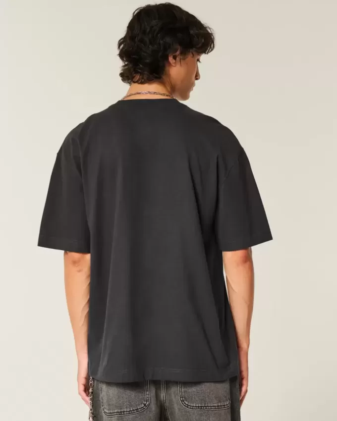 Tricou grafic Boxy Heavyweight No Fear Tricou grafic Boxy Heavyweight No Fear