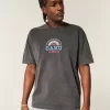 Tricou grafic boxy Heavyweight Oahu Tricou grafic boxy Heavyweight Oahu