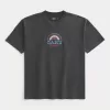 Tricou grafic boxy Heavyweight Oahu Tricou grafic boxy Heavyweight Oahu