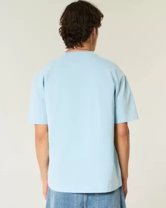 Tricou grafic Boxy Heavyweight Oasis