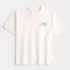 Tricou grafic Boxy Heavyweight Oasis Tricou grafic Boxy Heavyweight Oasis