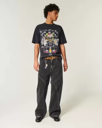 Tricou grafic Boxy Heavyweight Oracle Red Bull Racing