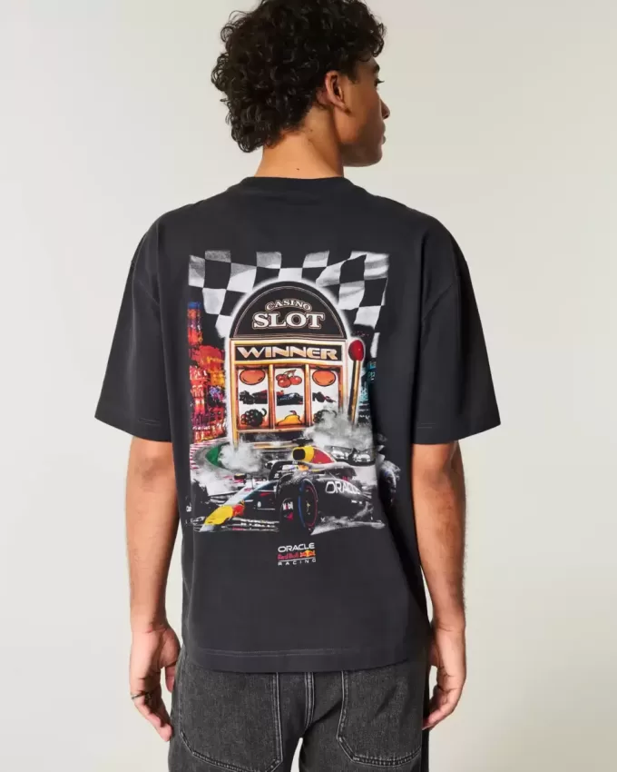 Tricou grafic Boxy Heavyweight Oracle Red Bull Racing Tricou grafic Boxy Heavyweight Oracle Red Bull Racing