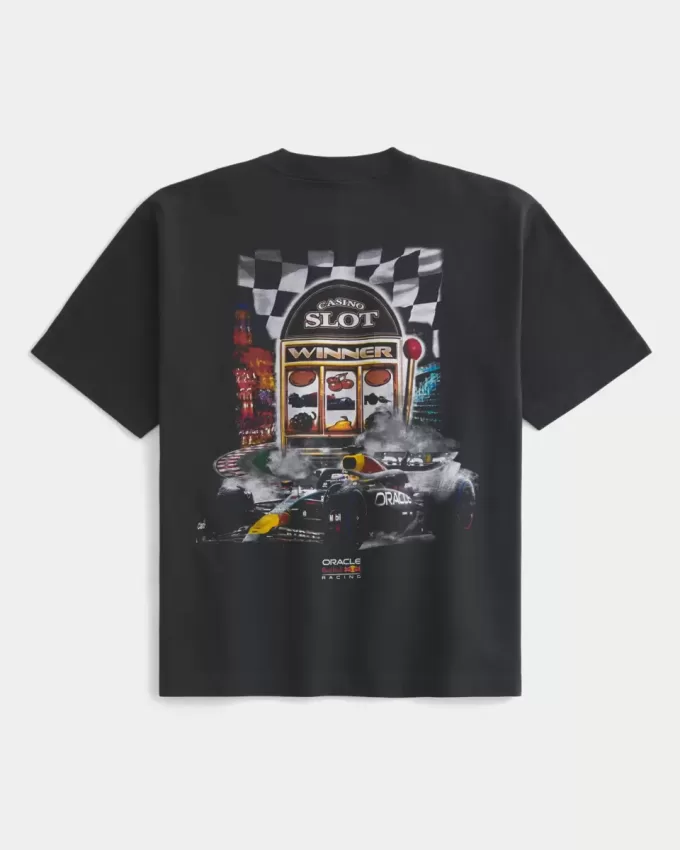Tricou grafic Boxy Heavyweight Oracle Red Bull Racing Tricou grafic Boxy Heavyweight Oracle Red Bull Racing