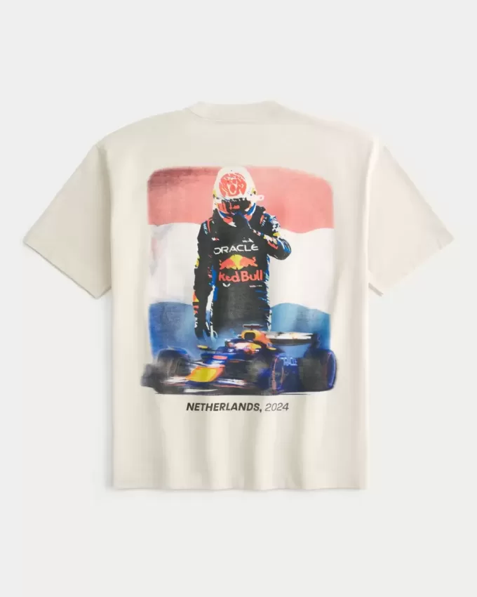 Tricou grafic Boxy Heavyweight Oracle Red Bull Racing