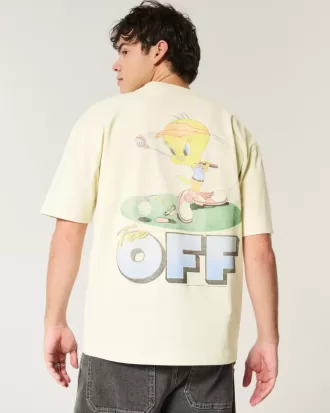 Tricou grafic Boxy Heavyweight Tweety Golf