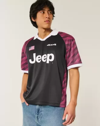 Tricou grafic boxy Jeep