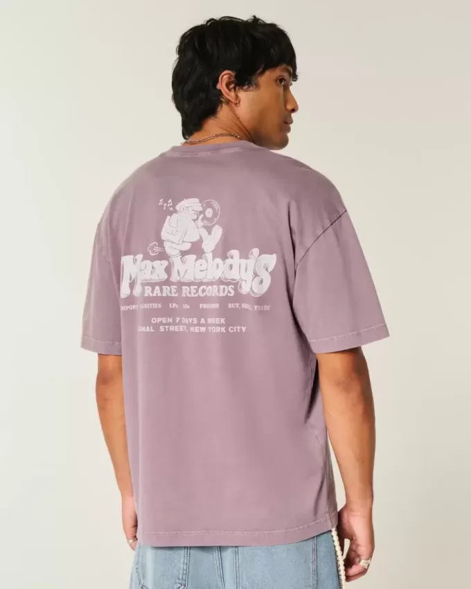 Tricou grafic Boxy Max Melody Tricou grafic Boxy Max Melody