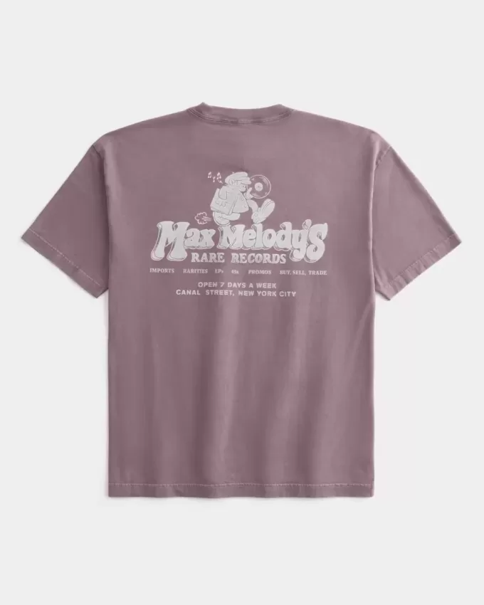 Tricou grafic Boxy Max Melody Tricou grafic Boxy Max Melody