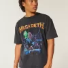 Tricou grafic Boxy Megadeth Tour Tricou grafic Boxy Megadeth Tour