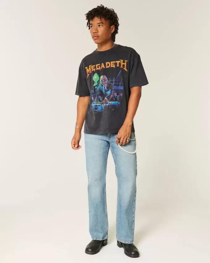 Tricou grafic Boxy Megadeth Tour Tricou grafic Boxy Megadeth Tour
