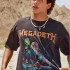 Tricou grafic Boxy Megadeth Tour Tricou grafic Boxy Megadeth Tour