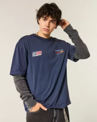 Tricou grafic Boxy Oracle Red Bull Racing