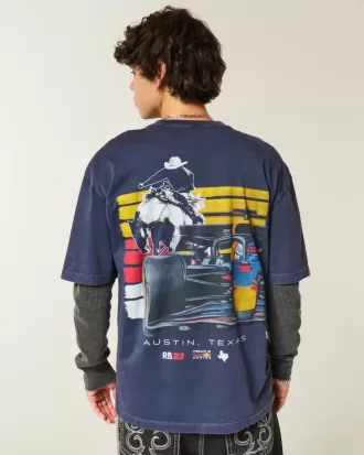 Tricou grafic Boxy Oracle Red Bull Racing